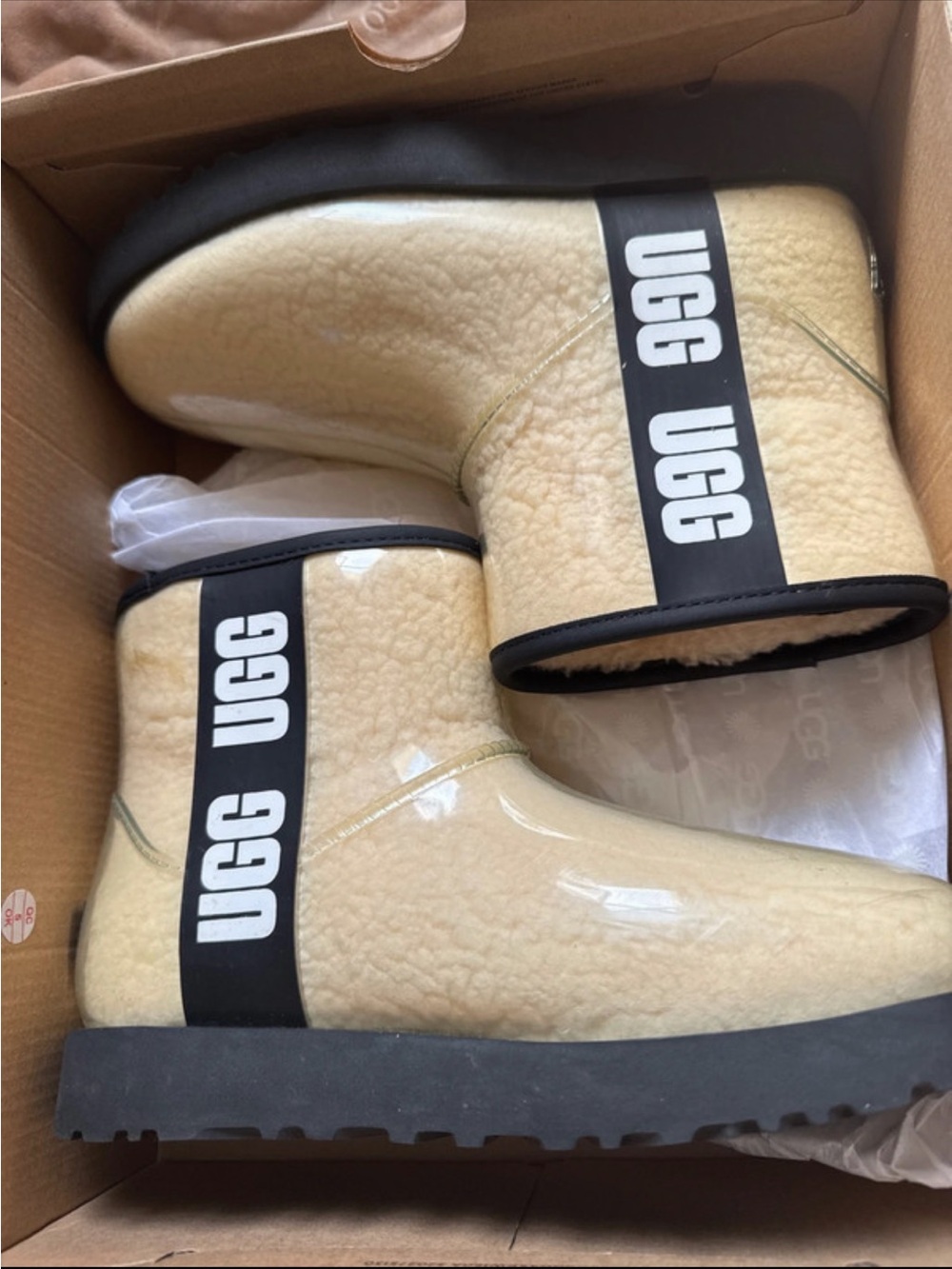 UGG Classic Shearling Boot in Cream